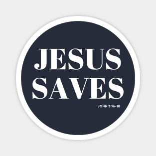 JESUS Saves - John 3:16 Magnet